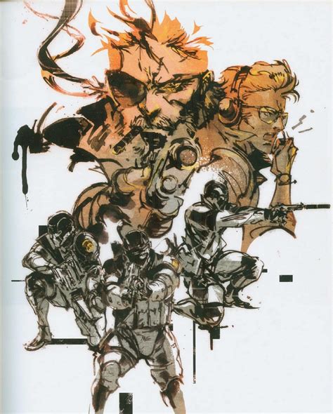 box metal gear solid|yoji shinkawa Metal Gear art.